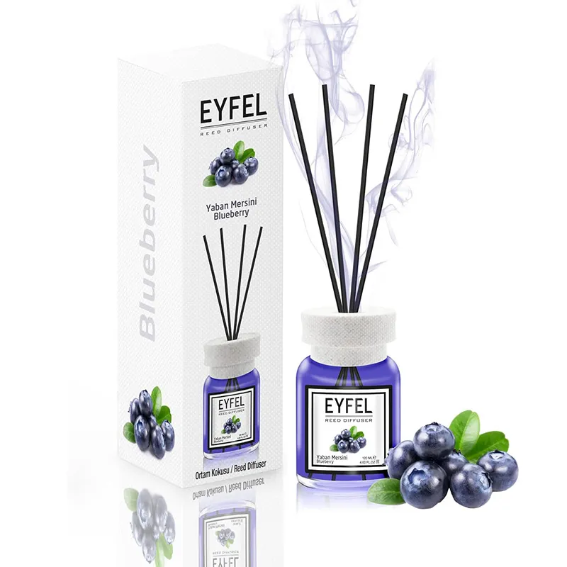 اسانس خوشبو کننده هوا ایفل رایحه بلوبری yaban mersini اسانس خوشبو کننده ایفل با رایحه بلوبری – رایحهای میوهای، ملایم و اورجینال با ماندگاری بالا، مناسب استفاده در تمام فصول