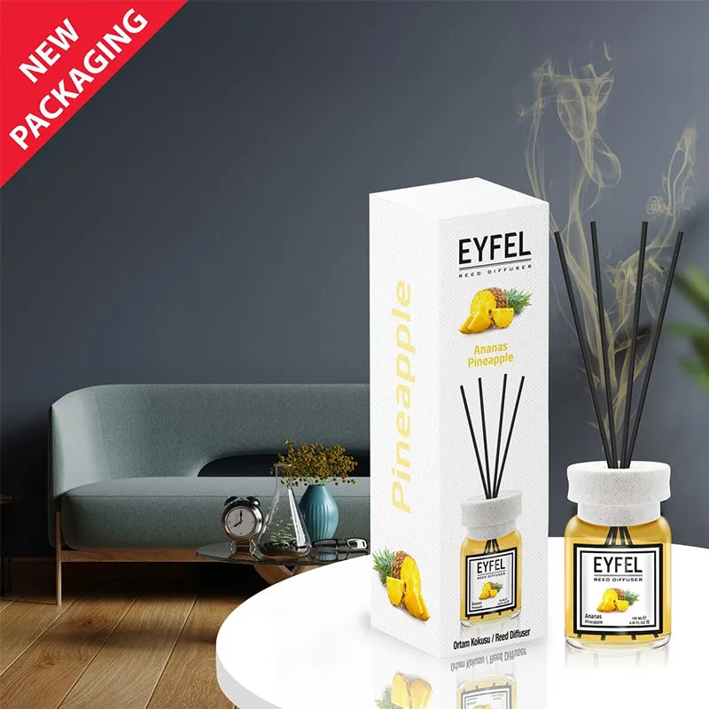 اسانس خوشبوکننده چوبی ایفل با رایحه آناناس – دیفیوزر اصل ترکیه مناسب محیط‌ خانه و محل کار